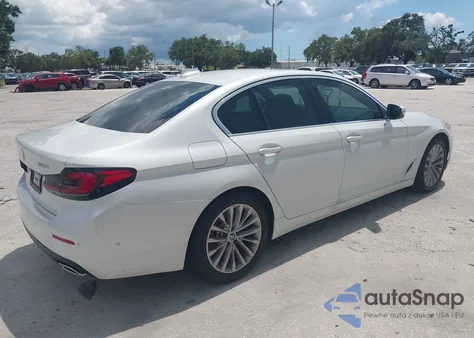 2021 BMW 530I из США, поврежденный, VIN WBA53BH07MCF10086